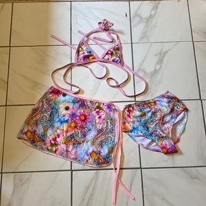 3 Piece EDC Set Skirt (M) Top (S) Bottoms (S)